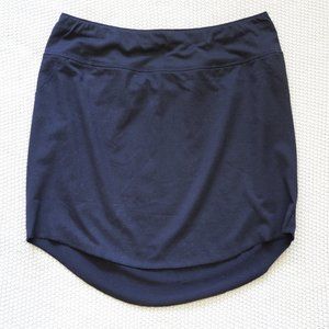 Oiselle Hi/Low Roga Skirt, Black, Size 6